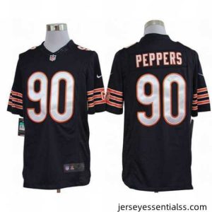 2012 Nike NFL Chicago Bears 90 Julius Peppers Blue Jerseys Limited