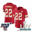 2020 Super Bowl LIV Kansas City Chiefs #22 Juan Thornhill Red Team Color Vapor Untouchable Limited Player Football Jersey