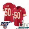 2020 Super Bowl LIV Kansas City Chiefs #50 Darron Lee Red Team Color Vapor Untouchable Limited Player Football Jersey