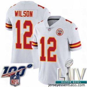 2020 Super Bowl LIV Nike Kansas City Chiefs #12 Albert Wilson White Vapor Untouchable Limited Player NFL Jersey