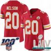 2020 Super Bowl LIV Nike Kansas City Chiefs #20 Steven Nelson Red Team Color Vapor Untouchable Limited Player NFL Jersey