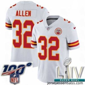 2020 Super Bowl LIV Nike Kansas City Chiefs #32 Marcus Allen White Vapor Untouchable Limited Player NFL Jersey