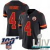2020 Super Bowl LIV Nike Kansas City Chiefs #4 Chad Henne Limited Black Rush Vapor Untouchable NFL Jersey
