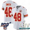 2020 Super Bowl LIV Nike Kansas City Chiefs #48 Terrance Smith White Vapor Untouchable Limited Player NFL Jersey
