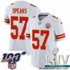 2020 Super Bowl LIV Nike Kansas City Chiefs #57 Breeland Speaks White Vapor Untouchable Limited Player NFL Jersey