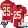 2020 Super Bowl LIV Kansas City Chiefs #25 Jamaal Charles Red Team Color Vapor Untouchable Limited Player Football Jersey