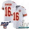 2020 Super Bowl LIV Nike Kansas City Chiefs #16 Len Dawson White Vapor Untouchable Limited Player NFL Jersey