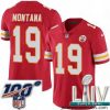 2020 Super Bowl LIV Nike Kansas City Chiefs #19 Joe Montana Red Team Color Vapor Untouchable Limited Player NFL Jersey