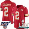 2020 Super Bowl LIV Nike Kansas City Chiefs #2 Dustin Colquitt Red Team Color Vapor Untouchable Limited Player NFL Jersey
