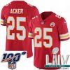 2020 Super Bowl LIV Nike Kansas City Chiefs #25 Kenneth Acker Red Team Color Vapor Untouchable Limited Player NFL Jersey