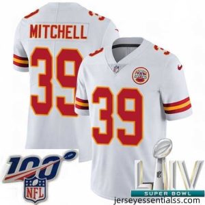 2020 Super Bowl LIV Nike Kansas City Chiefs #39 Terrance Mitchell White Vapor Untouchable Limited Player NFL Jersey