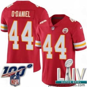 2020 Super Bowl LIV Nike Kansas City Chiefs #44 Dorian O'Daniel Red Team Color Vapor Untouchable Limited Player NFL Jersey