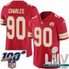 2020 Super Bowl LIV Nike Kansas City Chiefs #90 Stefan Charles Red Team Color Vapor Untouchable Limited Player NFL Jersey