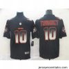 Bears 10 Mitchell Trubisky Black Arch Smoke Vapor Untouchable Limited Jersey
