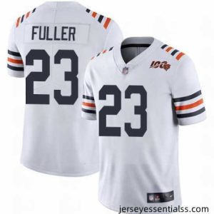 Bears 23 Kyle Fuller White Alternate Stitched Football Vapor Untouchable Limited 100th Season Jersey