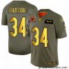 Bears 34 Walter Payton Camo Gold Stitched Football Limited 2019 Salute To Service Jersey