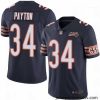 Bears #34 Walter Payton Navy Blue Team Color Stitched Football 100th Season Vapor Limited Jersey