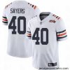 Bears 40 Gale Sayers White Alternate Stitched Football Vapor Untouchable Limited 100th Season Jersey