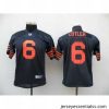 Bears #6 Jay Cutler Blue Orange 1940s Throwback Stitched NFL Jersey