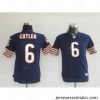 Bears #6 Jay Cutler Blue Stitched NFL Jersey