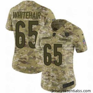 Bears 65 Cody Whitehair Camo Womens Stitched Football Limited 2018 Salute to Service Jersey
