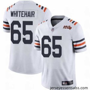 Bears 65 Cody Whitehair White Alternate Stitched Football Vapor Untouchable Limited 100th Season Jersey