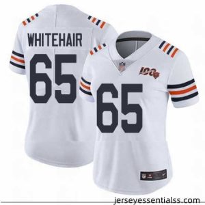 Bears 65 Cody Whitehair White Alternate Stitched Football Vapor Untouchable Limited 100th Season Jersey