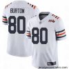 Bears 80 Trey Burton White Alternate Stitched Football Vapor Untouchable Limited 100th Season Jersey