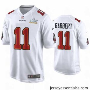 Blaine Gabbert Buccaneers White Super Bowl Lv Game Fashion Jersey