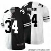 Chicago Bears 34 Walter Payton Black V White Peace Split Nike Vapor Untouchable Limited NFL Jersey