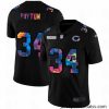Chicago Bears 34 Walter Payton Nike Multi Color Black 2020 NFL Crucial Catch Vapor Untouchable Limited Jersey