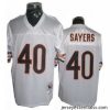 Chicago Bears 40 Gale Sayers Throwback White Jersey Small Number (1)