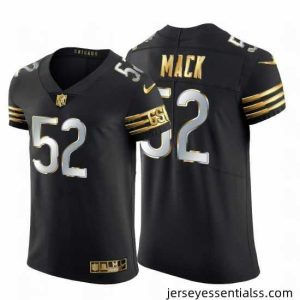 Chicago Bears 52 Khalil Mack Nike Black Edition Vapor Untouchable Elite NFL Jersey