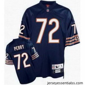Chicago Bears 72 William Perry Jersey Throwback blue