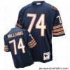 Chicago Bears 74 Chris Williams mitchelland blue