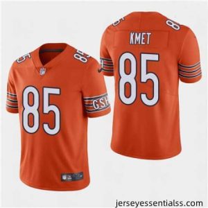 Chicago Bears  85 Cole Kmet 2020 NFL Draft Vapor Limited Orange Jersey