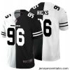 Chicago Bears 96 Akiem Hicks Black V White Peace Split Nike Vapor Untouchable Limited NFL Jersey