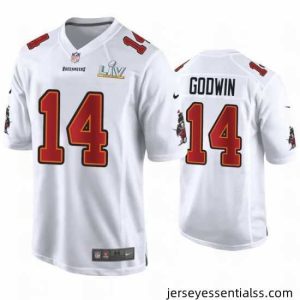 Chris Godwin Buccaneers White Super Bowl Lv Game Fashion Jersey