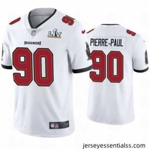 Jason Pierre Paul Buccaneers White Super Bowl Lv Vapor Limited Jersey