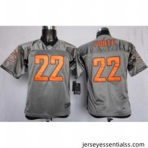 Kids Nike Chicago Bears 22# Matt Forte Grey Shadow NFL Jerseys