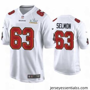 Lee Roy Selmon Buccaneers White Super Bowl Lv Game Fashion Jersey