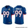 2022 NFL Pro Bowl Los Angeles Rams #99 Aaron Donald NFC Blue Jersey