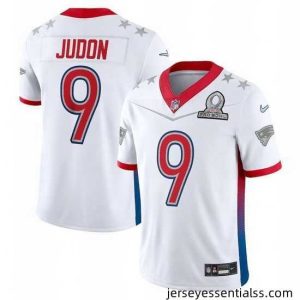 2022 NFL Pro Bowl New England Patriots 9 Matthew Judon AFC White Jersey