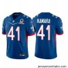 2022 NFL Pro Bowl New Orleans Saints 41 Alvin Kamara NFC Blue Jersey
