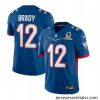 2022 NFL Pro Bowl Tampa Bay Buccaneers #12 Tom Brady NFC Blue Jersey