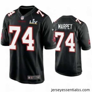 Ali Marpet Buccaneers Black Super Bowl Lv Game Fashion Jersey