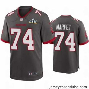 Ali Marpet Buccaneers Pewter Super Bowl Lv Game Jersey