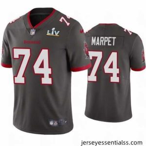 Ali Marpet Buccaneers Pewter Super Bowl Lv Vapor Limited Jersey