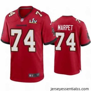 Ali Marpet Buccaneers Red Super Bowl Lv Game Jersey