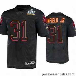 Antoine Winfield Jr. Tampa Bay Buccaneers Black Super Bowl Lv Jersey